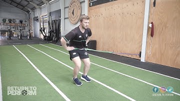 Lateral Shuffle - Band Resisted - Fast [Exercise Demonstration]