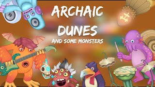 Archaic Dunes + some monsters (what-if) (non-animated)