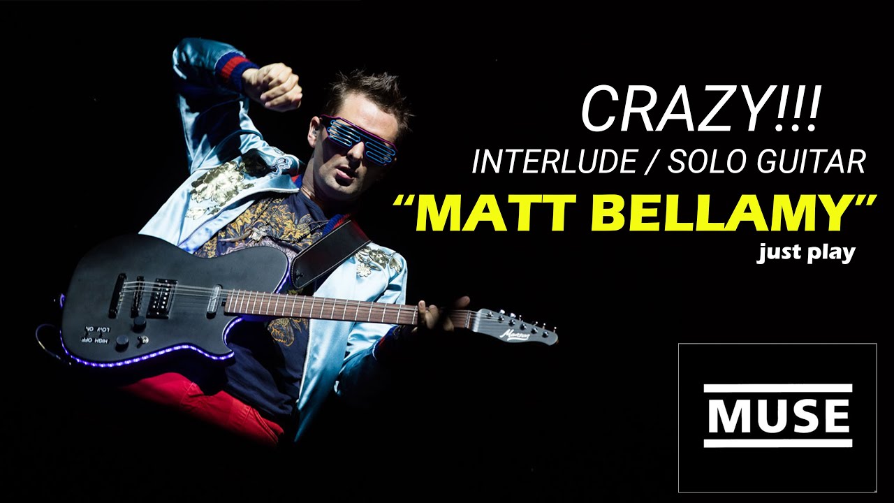KUMPULAN CRAZY LEAD SOLO GUITAR LIVE MATT BELLAMY (MUSE) SAMPAI LEMPAR GITAR !!!