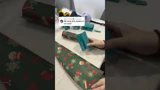 Celebrity Gift Wrap Cutter: Your Ultimate Wrapping Organizer! #gadget #giftwrapping Wealth