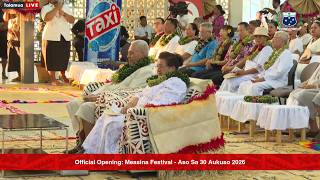Official Opening: Measina Festival - Aso Sa 30 Aukuso 2026