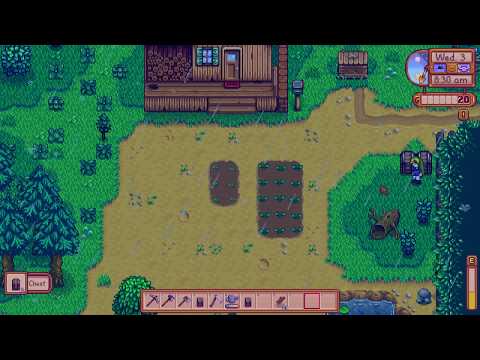 How to store your Items in the beginning - Stardew Valley