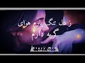 آهنگ غمکین ز دل تنگی یارم هوای گریه دارم آهنگ غمکین ز دل تنگی یارم هوای گریه دارم