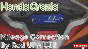 Honda Grazia Mileage correction by Red UPA USB 1.3