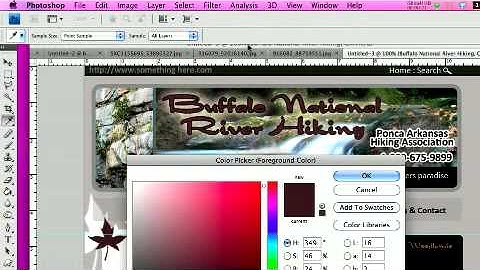 WK4 - Video 8, Sampling Hex Color Codes From Inside Photoshop