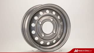 Forlong Black Boat Trailer Alloy Wheel 5jx13 4stub on 100mm Assembled Westlake Tire 175r13c for Sale
