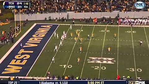 Josh Boyce WR (#82) TCU vs West Virginia