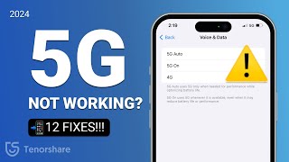 How to Fix 5G Not Working or Slow on iPhone 2024 | All Carrier | 12 Fixes