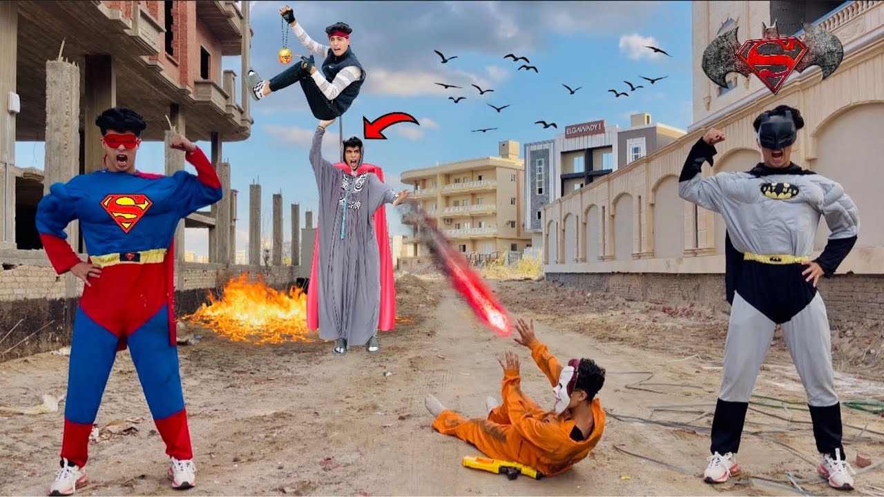 لما تلاقي سلسله خارقه🔥وامك تسرقها منك وتتحول بيها لبطله خارقه🦹‍♂️وظهور بتمان البطل الخارق(السلسله7)