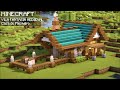 Como Construir Uma Vila Fantasia Medieval | Casa do Flecheiro | Minecraft Tutorial