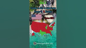 Day 2 of Trying to get A Sub From Every USA States!  #mapping #country