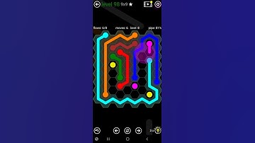 How To Solve Flow Free Hexes 9x9 Mania Level 98 Board Walk Through Solution Walkthrough