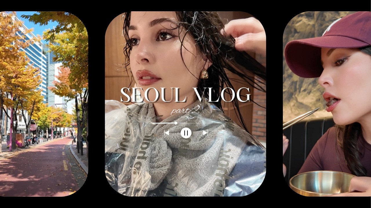 Seoul Vlog Pt 2 🇰🇷 | Shopping in Hongdae, Hair Analysis, Olive Young + Noraebang Karaoke Night