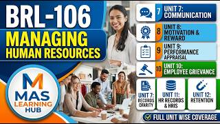 BRL-106|MANAGING HUMAN RESOURCE|UNIT-7-12|IGNOU