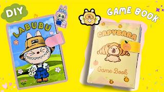 [✨️paper diy✨️] Capybara + Labubu Game Books + Free Printable | asmr