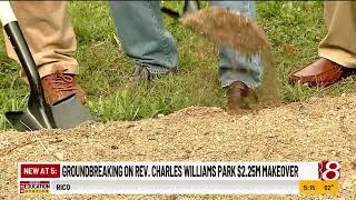 Groundbreaking on Rev. Charles R  Williams Park's $2.25 million makeover