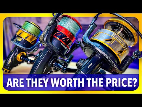 Penn Spinning Reels, reviewing $100-$200 reels, the Penn Fierce 3, Battle 3,  Spinfisher 6 