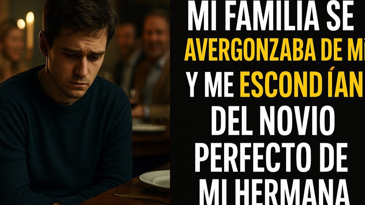 Mi familia se avergonzaba de mí y me escondían del novio perfecto de mi hermana, pero luego la mesa