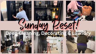 😍 SUNDAY RESET // Deep Clean with Me / Answering Comments / Clean After Party / Laundry Motivation