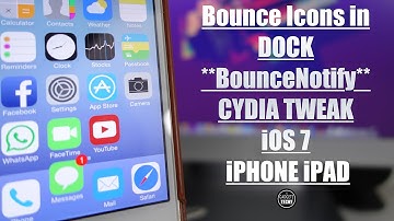 Bounce Icons in Dock | BounceNotify | Top Cydia Tweaks iOS 7 | Cydia Tweaks iPhone 2014 Jaiilbreak