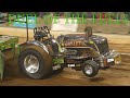 TRACTOR PULL NFMS 2020 SS ALKY VS DIESEL SHOW DOWN. DUEL OF THE FUELS. National farm machinery show