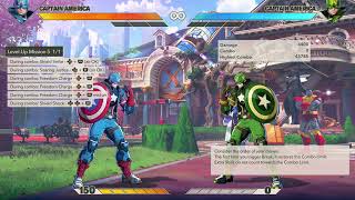 MARVEL Tōkon: Fighting Souls Easy combo Captain America Level-Up Mission 5