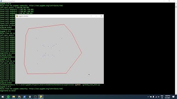 Convex hull 2D algorithm visualizations