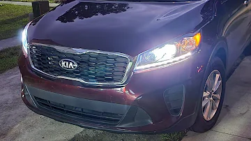 How to install boslla bullet b1 h7 Led light bulbs in 2020 kia sorento diy