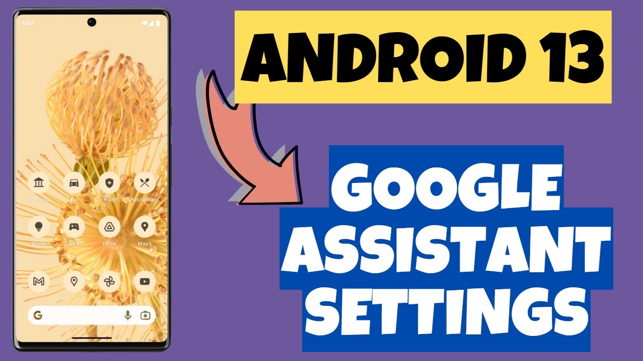 Android 13 Google Assistant Settings