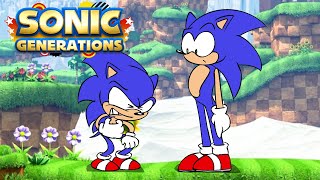 sonic generates a heart attack in 3D