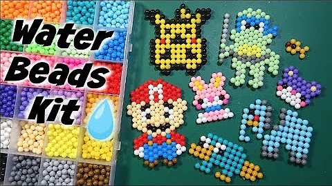 Trying a DIY Water Fuse Beads Kit
