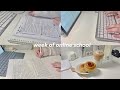 A week of online school  study vlog