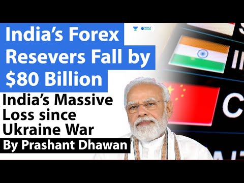 India’s Forex Resevers Fall by $80 Billion | Get ready for more fall