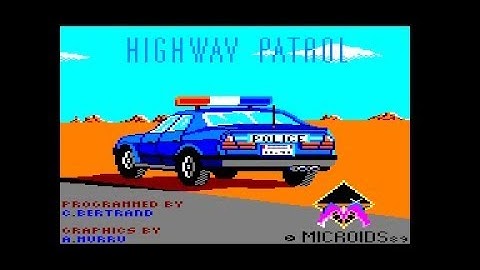Highway Patrol Review for the Amstrad CPC by John Gage