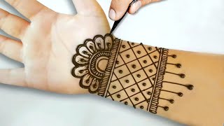 New Easy Mehndi Design For Front Hand Simple Mehndi Design Mehandi Ka Design Mehndi Designs Youtube