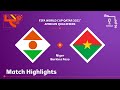 Niger v burkina faso  fifa world cup qatar 2022 qualifier  match highlights