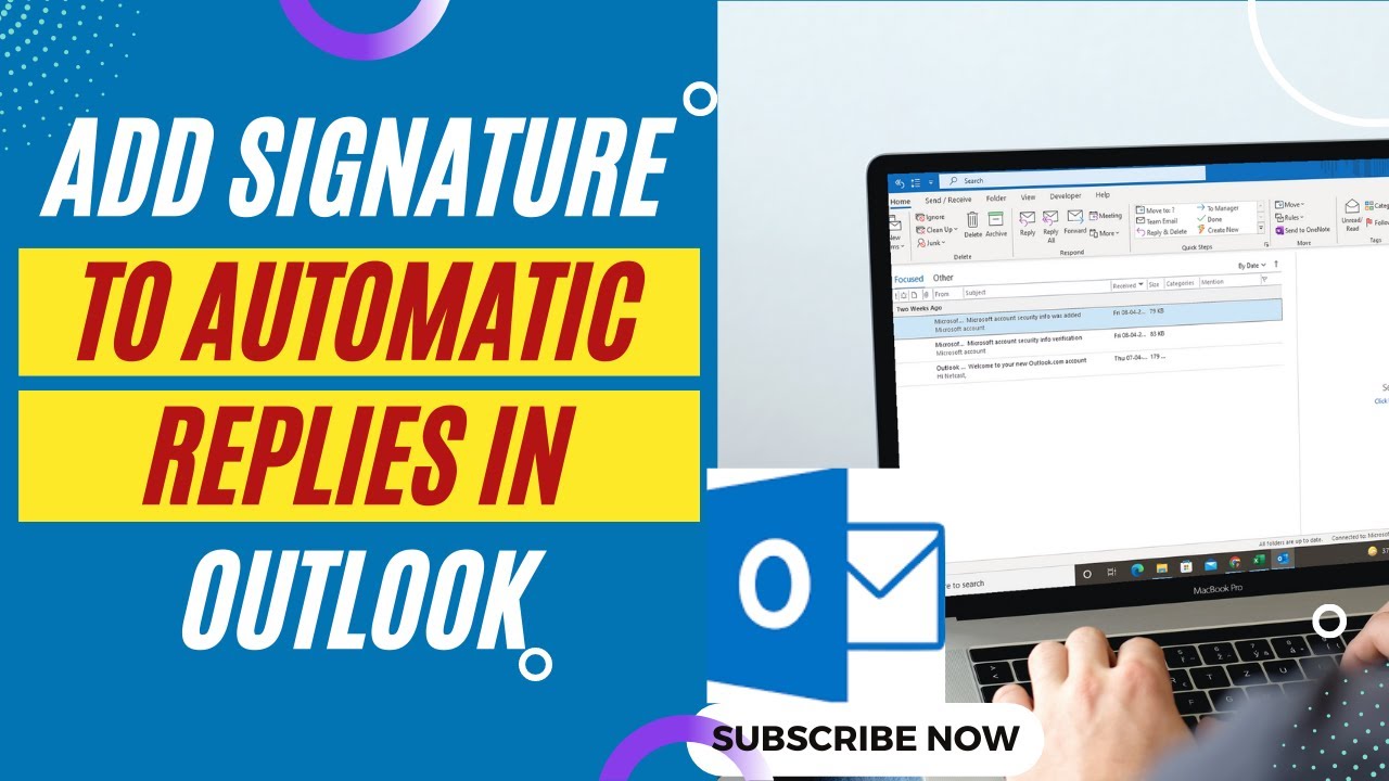 How To Add Signature To Automatic Replies In Outlook Automatic