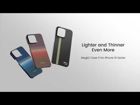 Thinnest and Lightest iPhone 15 MagSafe Case from PITAKA - MagEZ Case 5