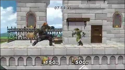 Project M - Link (150HP) VS lv9 Ganondorf (500HP)