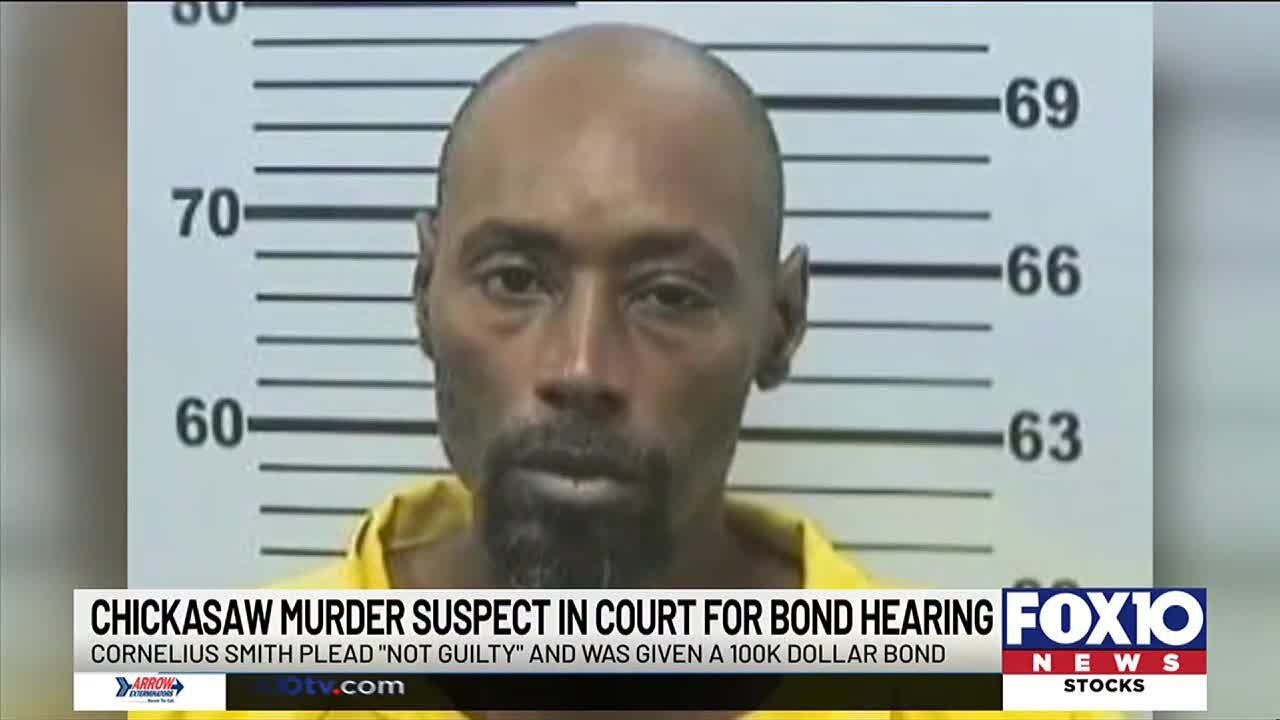 Chickasaw murder suspect appears in court for bond hearing - YouTube