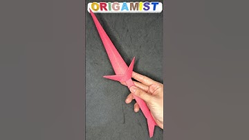 World’s Easiest Paper Ninja Knife – 100% DIY, $0!