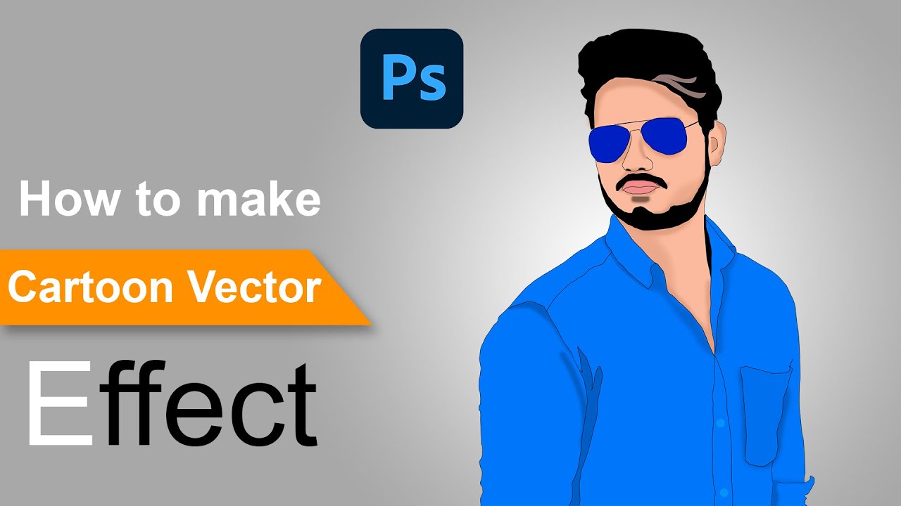 Cartoon Vector Art | Photoshop Cartoon Effect Tutorial - YouTube