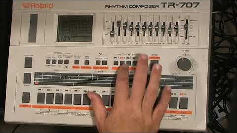 Roland TR707 Factory Preset Patterns