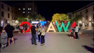 Nightlife in Ottawa’s Historical By-Ward Market, Canada