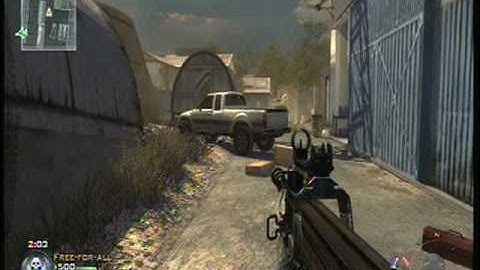 EPIC modern warfare 2 1v1 + amazing throwing knife kill