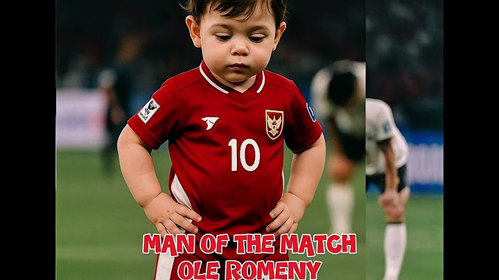 OLE ROMENY PEMAIN TERBAIK DI PERTANDINGAN INI!!!