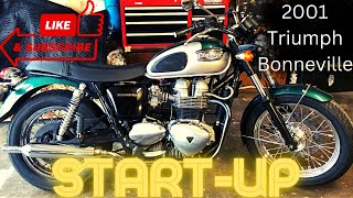 2001 Triumph Bonneville 850cc |Start-up| #42