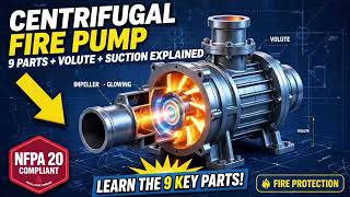 Details Centrifugal Fire Pump Parts Explained - 9 Main Components | NFPA 20 Fire Pump Guide Update