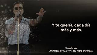 Rauw Alejandro - Tú Con Él - lyrics letras - Spanish with English translation