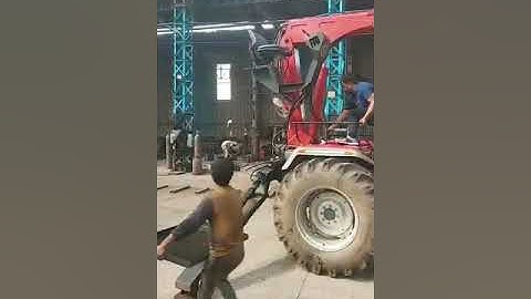 wood log crane, wood log loader unloader 360 rotation on tractor and lorry truck